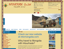 Tablet Screenshot of intourtrade.mn